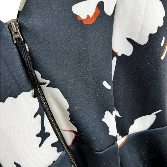 Maeve • Black Scuba Amory Fit & Flare Floral Casual Dress - Picture 5 of 9